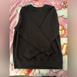 Brandy Melville black oversized sweatshirt